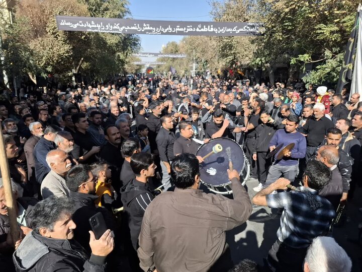 تصاویر /تجمع هیئات مذهبی کاشان در روز شهادت حضرت زهرا(س)