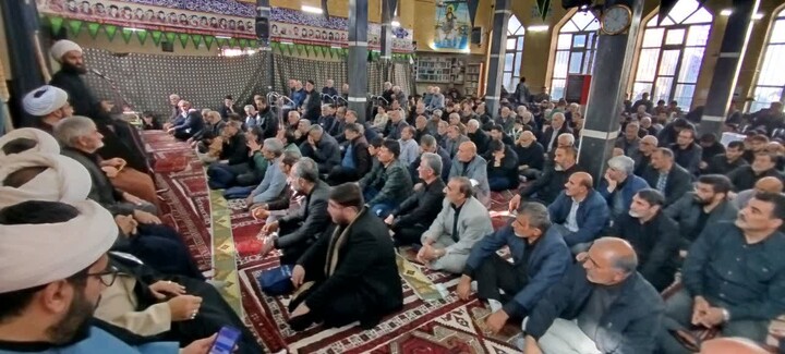 تصاویر / مراسم سوگواری یاس نبوی حضرت فاطمه زهرا (س) در سراب