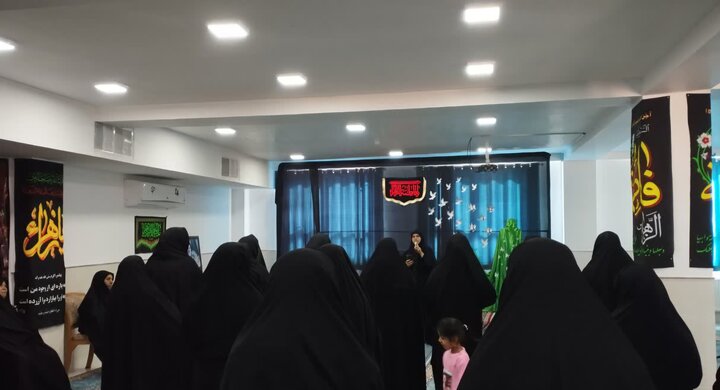 تصاویر/ طلاب مدارس علمیه خواهران استان کرمان در سوگ بانوی دوعالم