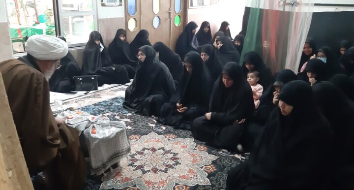 تصاویر/ طلاب مدارس علمیه خواهران استان کرمان در سوگ بانوی دوعالم