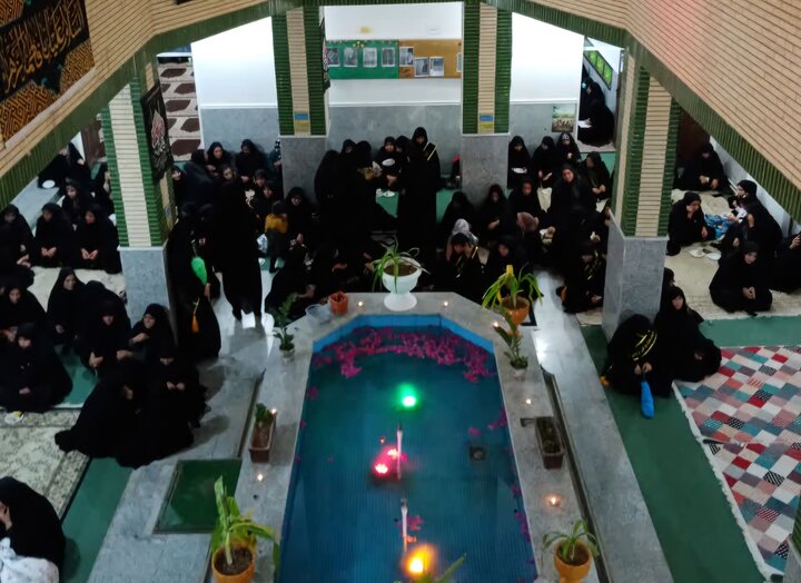 تصاویر/ طلاب مدارس علمیه خواهران استان کرمان در سوگ بانوی دوعالم