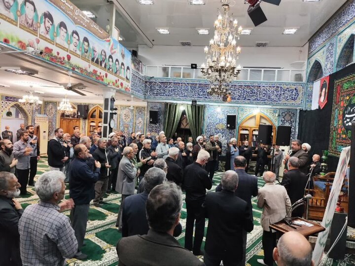 مراسم سوگواری شهادت حضرت زهرا(س) در مسجد شهدا شهرستان رودسر
