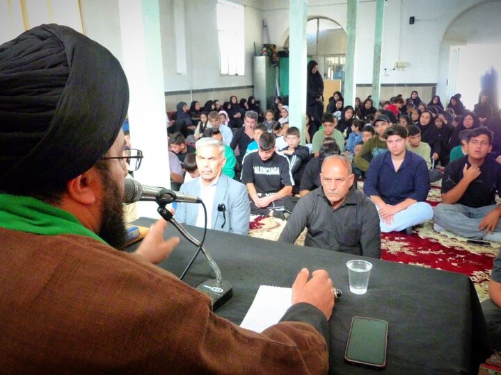 تصاویر/عزاداری مردم روستای پشت قلعه شهرستان ابدانان