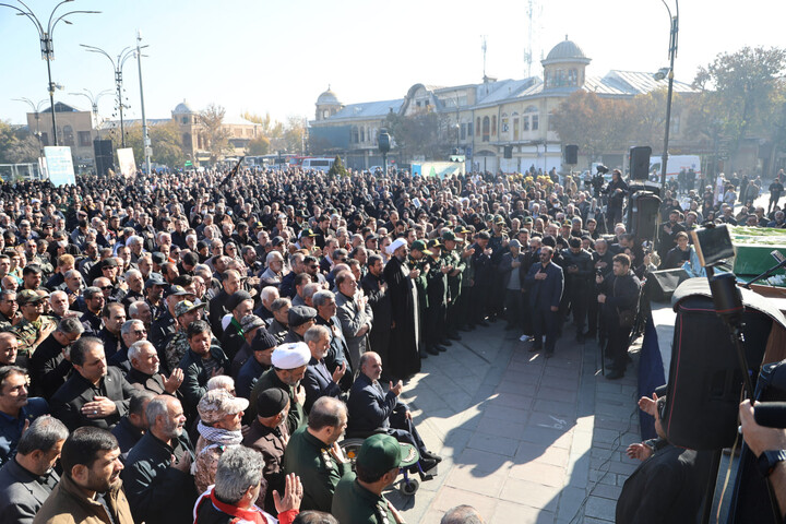 تصاویر / تشییع شهدای گمنامدر همدان