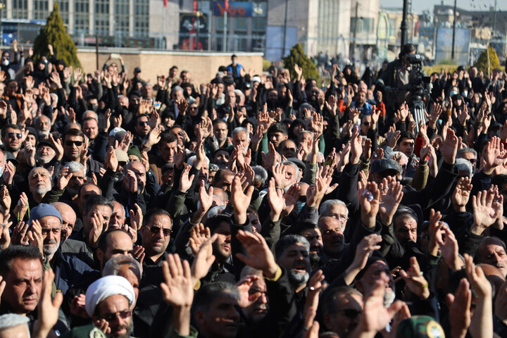 تصاویر / تشییع شهدای گمنامدر همدان