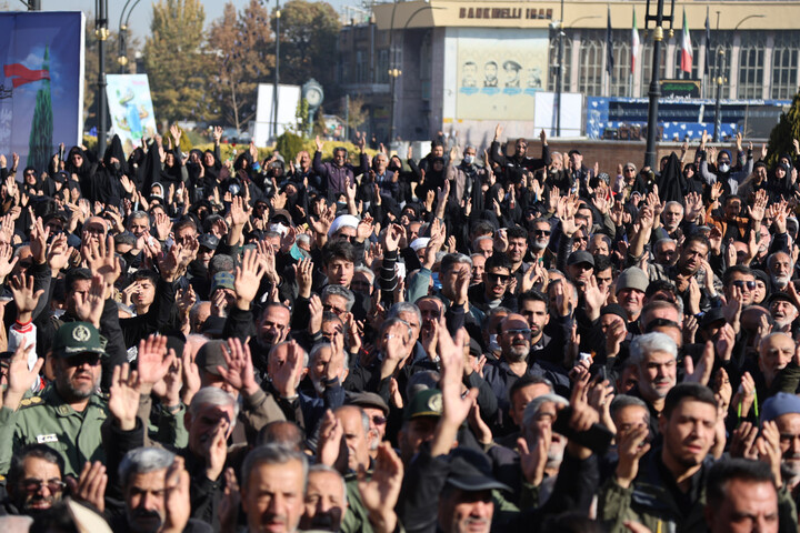 تصاویر / تشییع شهدای گمنامدر همدان