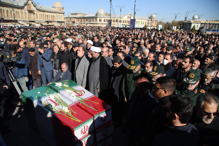 تصاویر / تشییع شهدای گمنامدر همدان