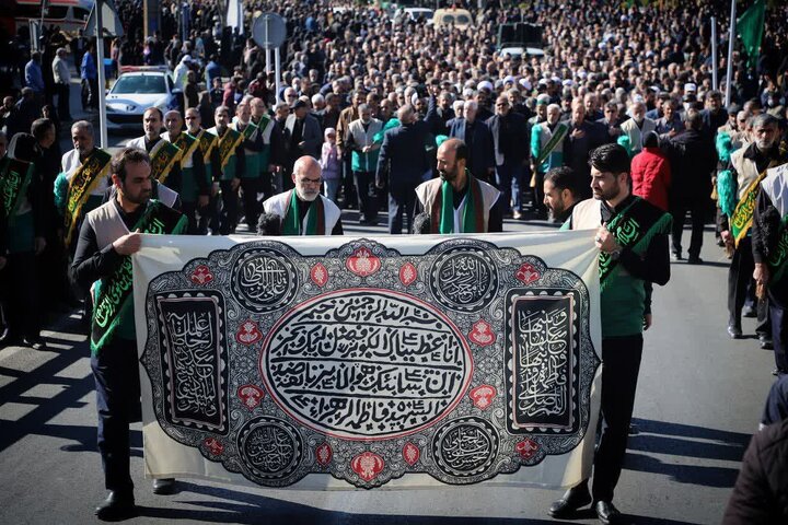 تصاویر/مراسم تشییع شهدای والامقام گمنام در اراک