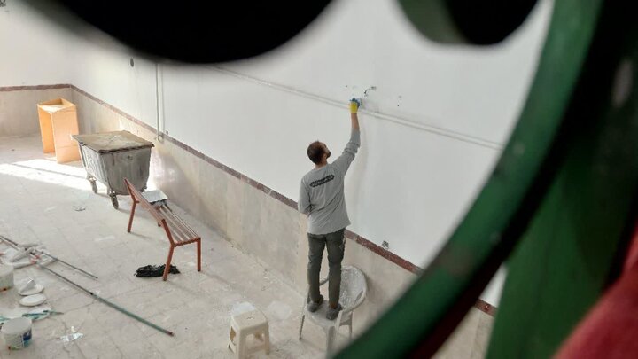 تصاویر /اردوی جهادی  مدرسه  علمیه صالحیه قزوین در روستای یارود الموت غربی