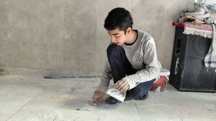 تصاویر /اردوی جهادی  مدرسه  علمیه صالحیه قزوین در روستای یارود الموت غربی