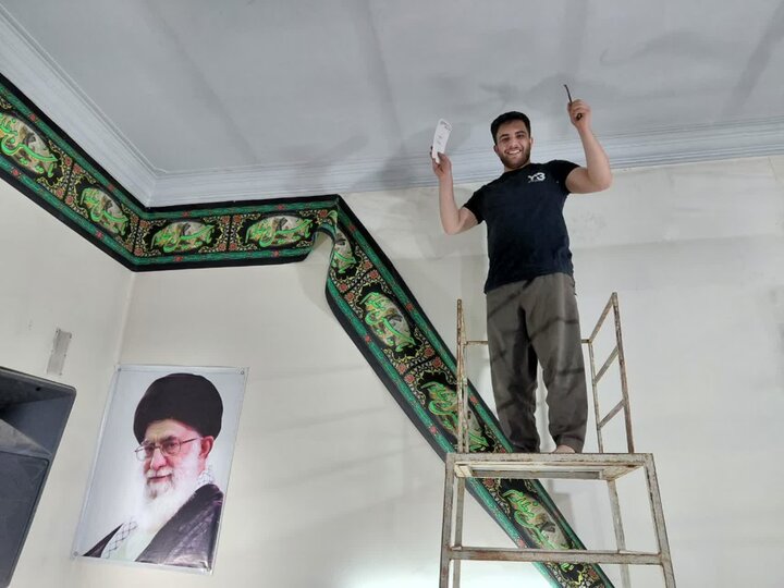 تصاویر /اردوی جهادی  مدرسه  علمیه صالحیه قزوین در روستای یارود الموت غربی