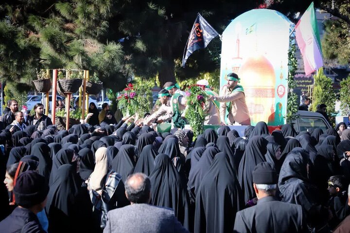 تصاویر/مراسم تشییع شهید گمنام در پارک‌شهدای گمنام اراک