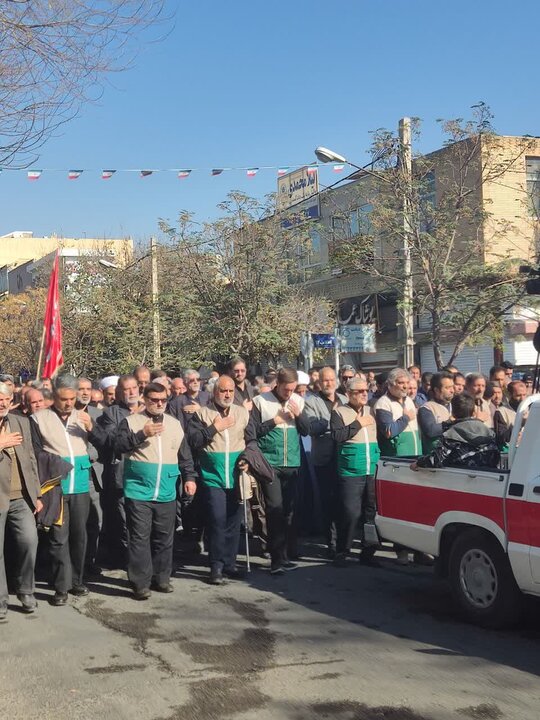 تصاویر/کاروان عزاداری شهادت حضرت زهرا (س)در ساوه