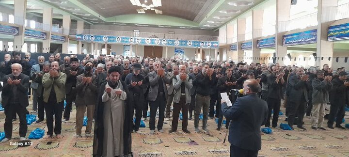 تصاویر/نماز طلب باران در شهرستان خمین