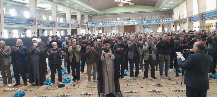 تصاویر/نماز طلب باران در شهرستان خمین