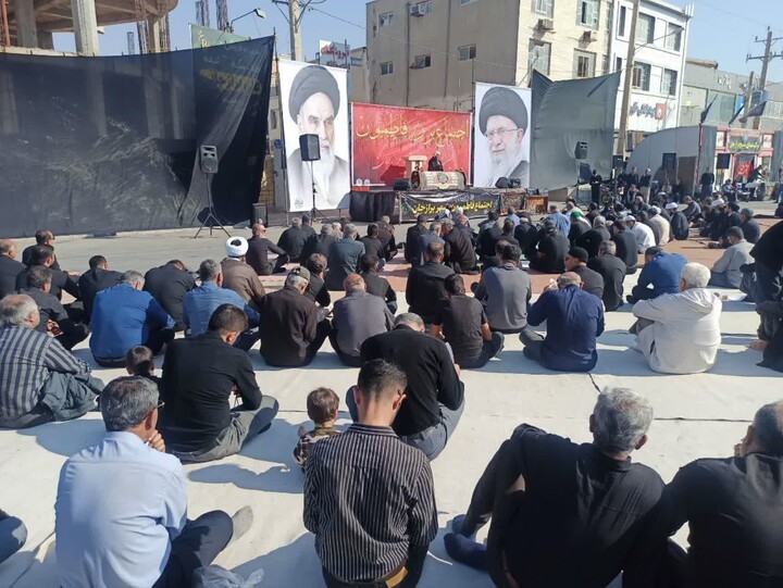 تصاویر/ اجتماع فاطمیون در برازجان