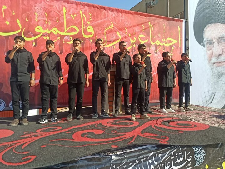 تصاویر/ اجتماع فاطمیون در برازجان