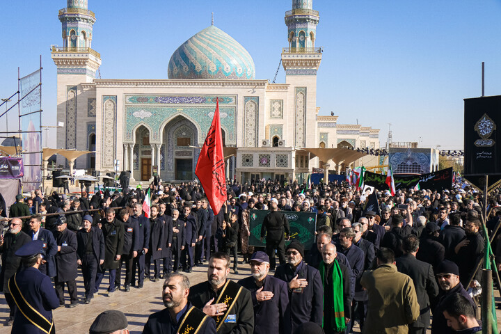 تصاویر/ تشییع پیکر مطهر شهدای گمنام در قم-2