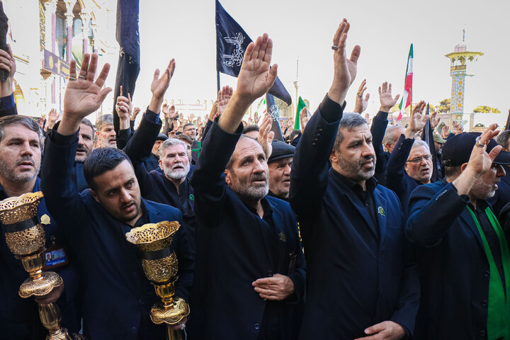 تصاویر/ تشییع پیکر مطهر شهدای گمنام در قم-2