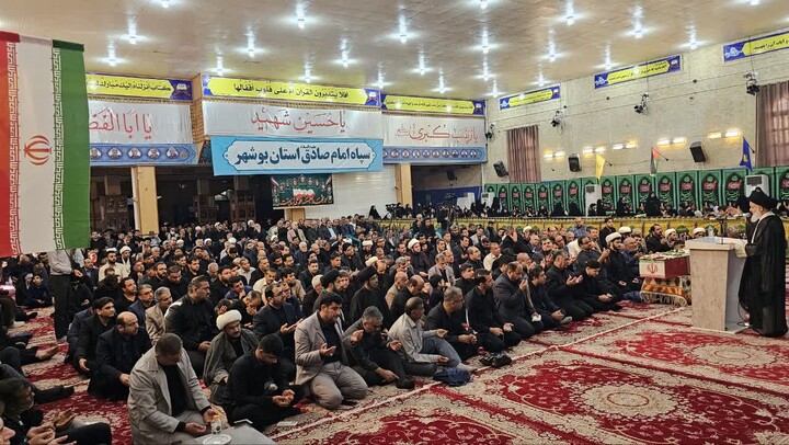 تصاویر/ مراسم شهادت حضرت فاطمه(س) در بوشهر