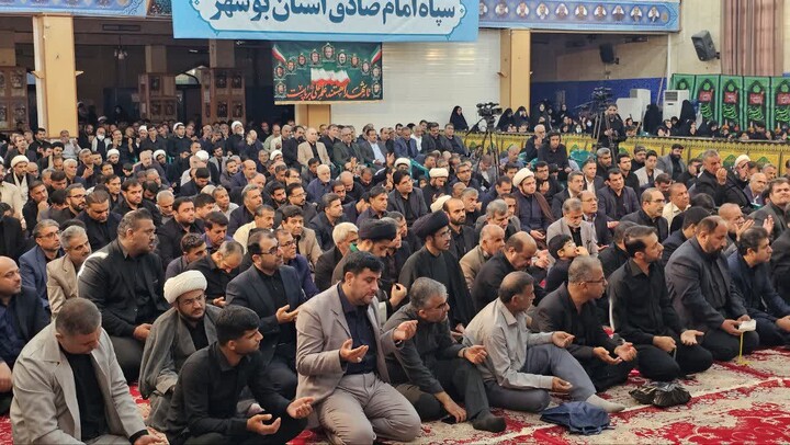 تصاویر/ مراسم شهادت حضرت فاطمه(س) در بوشهر