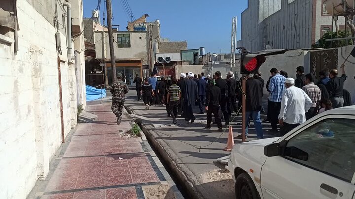 تصاویر/ حرکت دسته‌جات عزاداری در خارگ