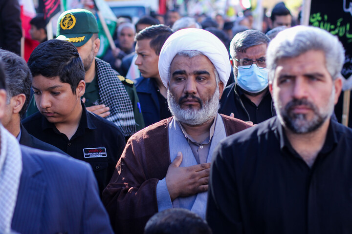 تصاویر| تشییع شش شهید گمنام در بیرجند