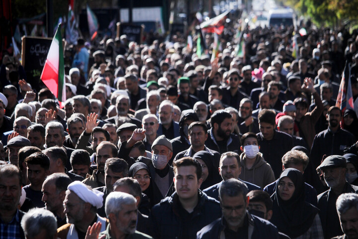 تصاویر| تشییع شش شهید گمنام در بیرجند