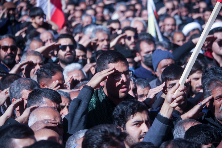 تصاویر| تشییع شش شهید گمنام در بیرجند