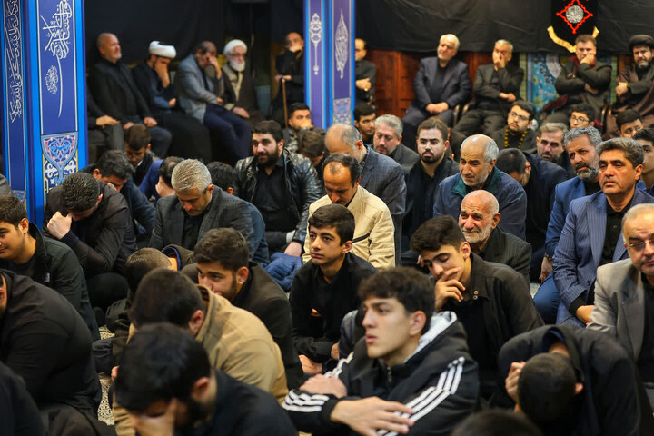 تصاویر/ دومین روز مراسم عزاداری در دفنر نماینده ولی فقیه در آذربایجان شرقی