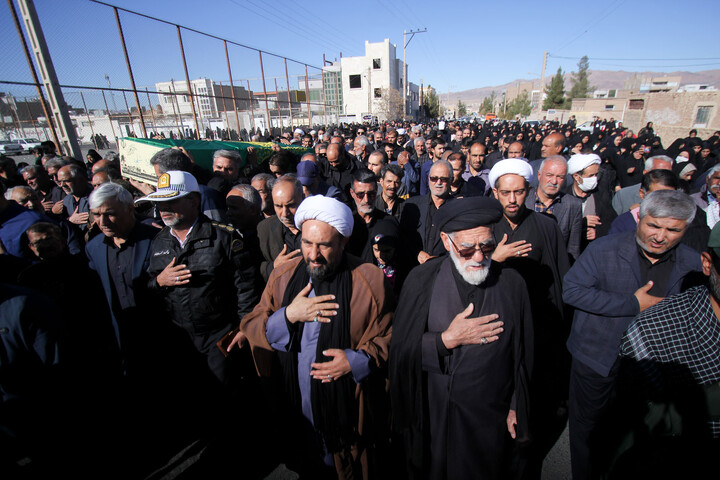 تصاویر| تدفین شهید گمنام در مرکز توانبخشی علی اکبر(ع) بیرجند