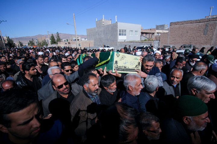 تصاویر| تدفین شهید گمنام در مرکز توانبخشی علی اکبر(ع) بیرجند