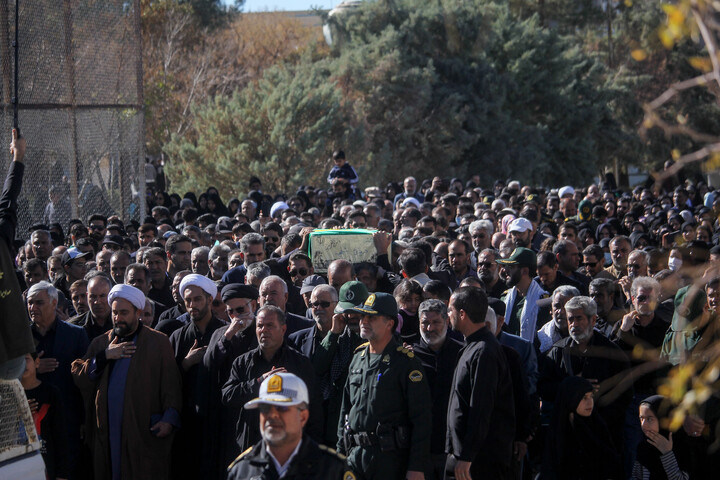 تصاویر| تدفین شهید گمنام در مرکز توانبخشی علی اکبر(ع) بیرجند