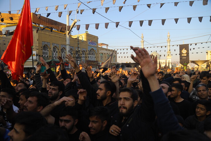 تصاویر / مراسم عزاداری روز شهادت حضرت زهرا (س) در حرم حضرت معصومه (س)