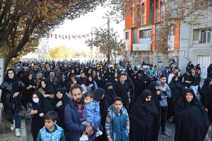 تصاویر / تشیین و تدفین شهید گمنام در شهرک الوند همدان