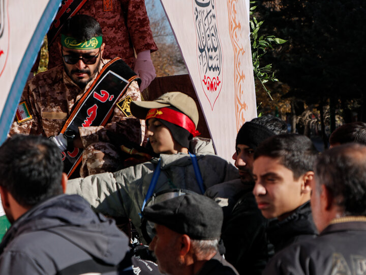 تشییع و خاکسپاری شهدای گمنام در شهرکرد