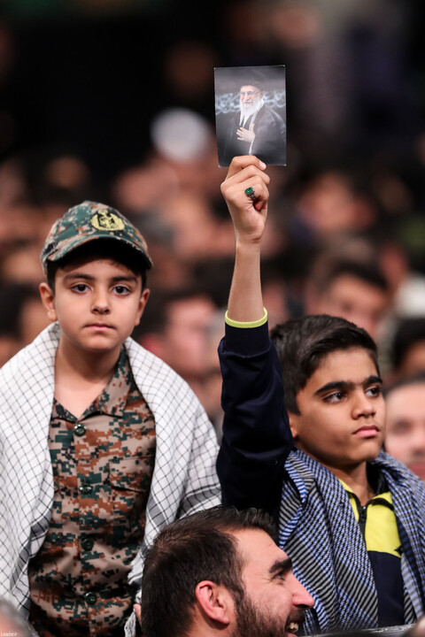 تصاویر/ مراسم عزاداری شام شهادت حضرت فاطمةالزهرا (سلام‌الله‌علیها) در حسینیه امام خمینی(ره)