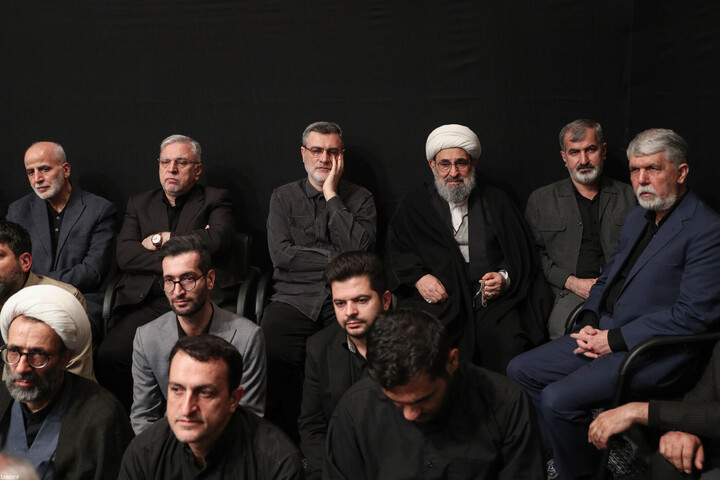 تصاویر/ مراسم عزاداری شام شهادت حضرت فاطمةالزهرا (سلام‌الله‌علیها) در حسینیه امام خمینی(ره)