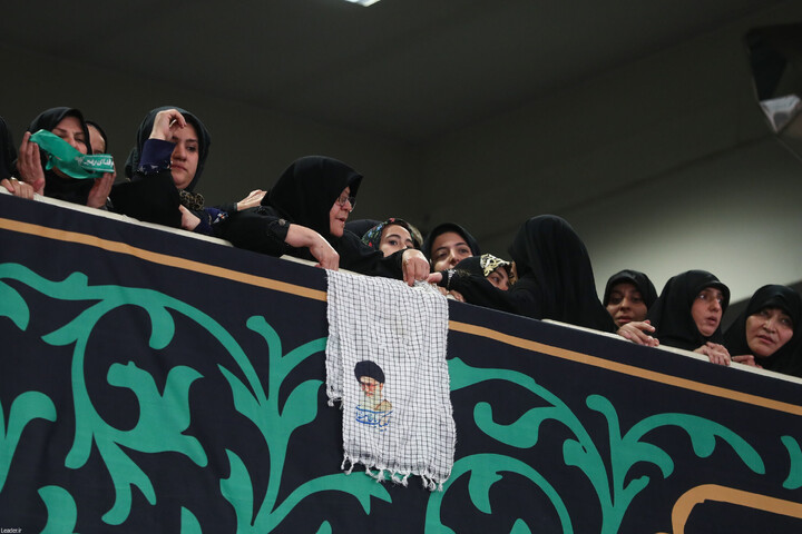 تصاویر/ مراسم عزاداری شام شهادت حضرت فاطمةالزهرا (سلام‌الله‌علیها) در حسینیه امام خمینی(ره)