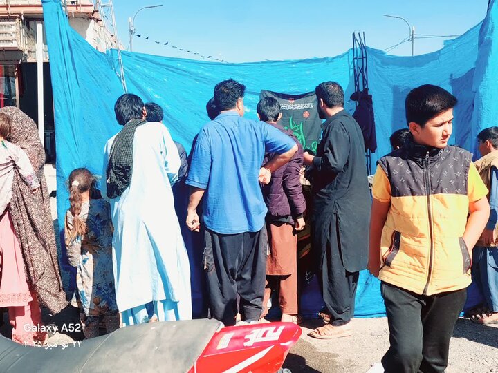 تصاویر / برپایی ایستگاه صلواتی در جازموریان