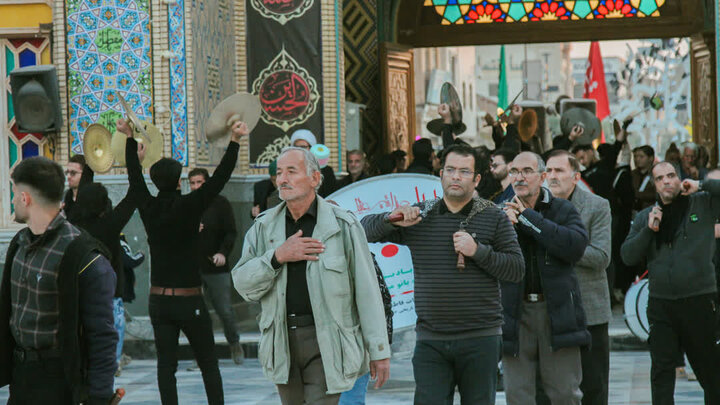 تصاویر/سوگواره هیئت فاطمیه حاج امین به مناسبت شهادت، حضرت فاطمه (س) در در نجف ایران