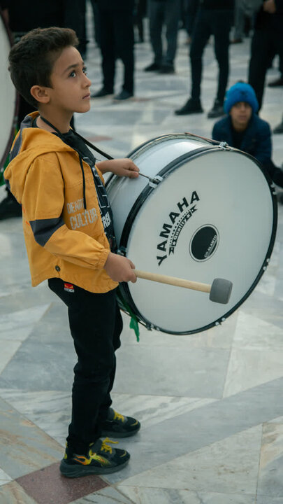 تصاویر/سوگواره هیئت فاطمیه حاج امین به مناسبت شهادت، حضرت فاطمه (س) در در نجف ایران