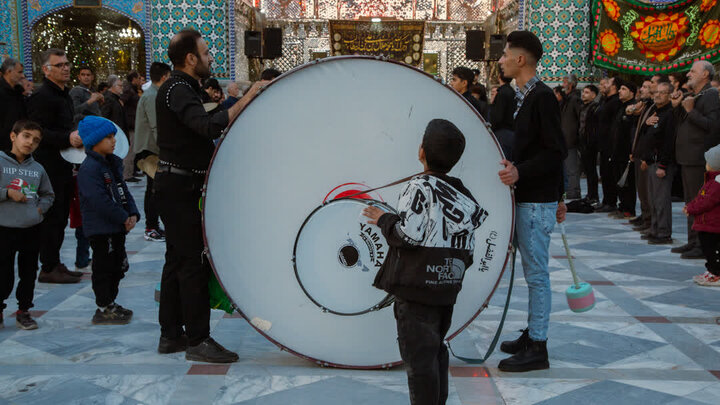 تصاویر/سوگواره هیئت فاطمیه حاج امین به مناسبت شهادت، حضرت فاطمه (س) در در نجف ایران