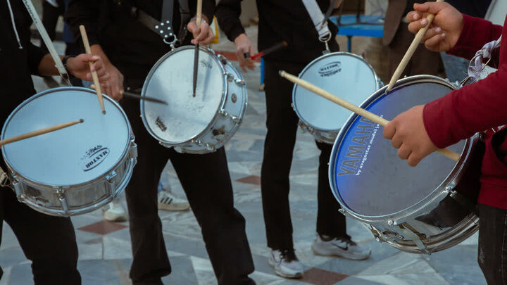 تصاویر/سوگواره هیئت فاطمیه حاج امین به مناسبت شهادت، حضرت فاطمه (س) در در نجف ایران