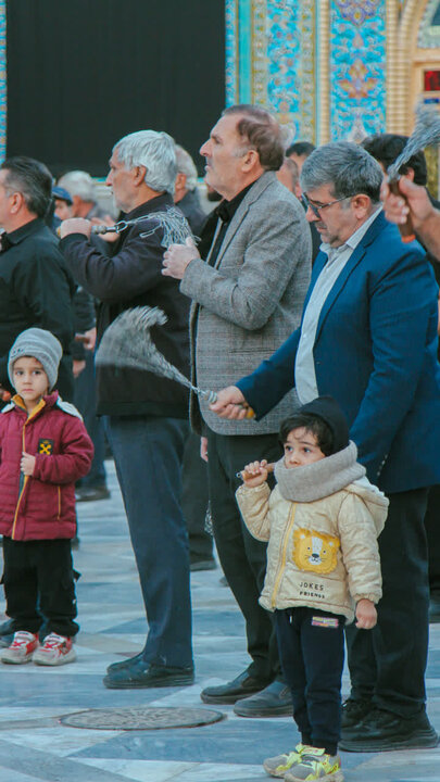 تصاویر/سوگواره هیئت فاطمیه حاج امین به مناسبت شهادت، حضرت فاطمه (س) در در نجف ایران