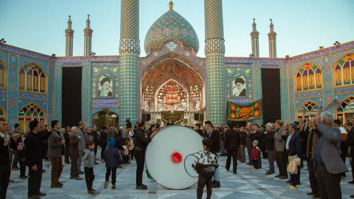 تصاویر/سوگواره هیئت فاطمیه حاج امین به مناسبت شهادت، حضرت فاطمه (س) در در نجف ایران