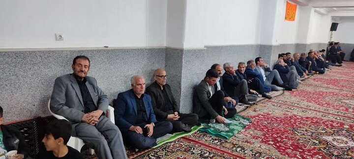 تصاویر | مراسم‌ عزاداری شب سوم از ایام فاطمیه در مسجد امیرالمؤمنین لیلان