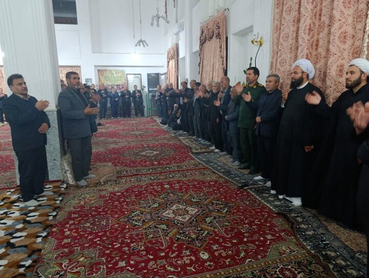 تصاویر | مراسم‌ عزاداری شب سوم از ایام فاطمیه در مسجد امیرالمؤمنین لیلان