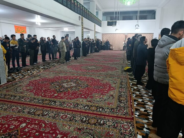 تصاویر | مراسم‌ عزاداری شب سوم از ایام فاطمیه در مسجد امیرالمؤمنین لیلان