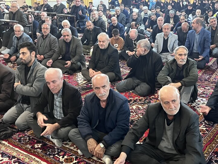 تصاویر /  مراسم عزاداری شام ‌غریبان حضرت فاطمه زهرا (س) در هادیشهر